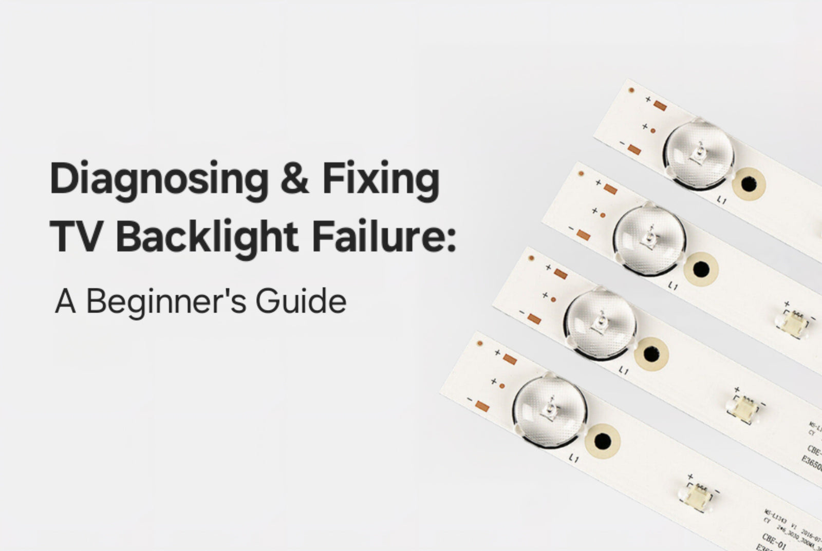 Diagnosing & Fixing TV Backlight Failure: A Beginner's Guide