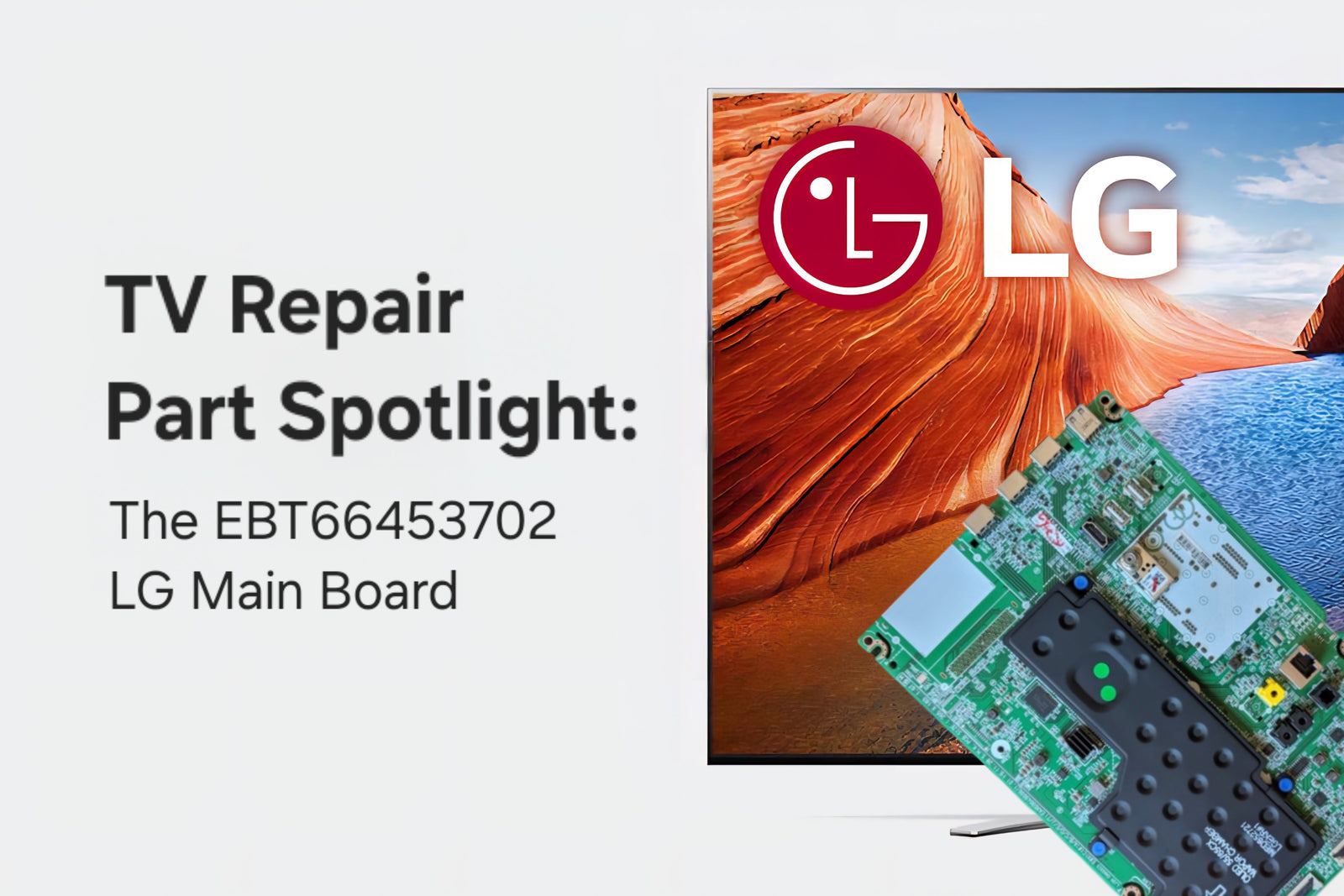 TV Repair Part Spotlight: The EBT66453702 LG Main Board