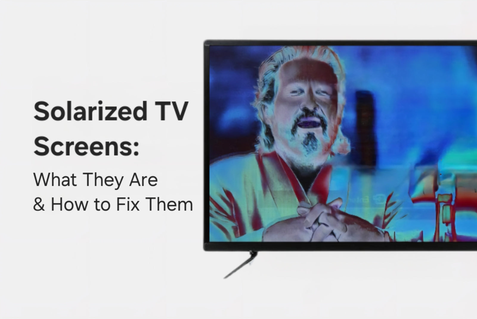 Solarized TV Screens: What They Are & How to Fix Them