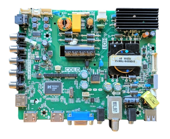 02-SLS39A-C003014 Funai Main/Power Supply, TP.MS3393T.PB79, 3MS3393X-2, B15082698, FW42D25T