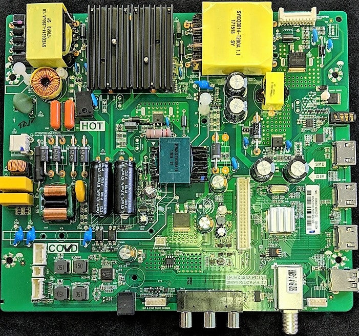 02-SQ353A-C009006 Toshiba Main Board/Power Supply, 02-SQ353A-C009006, TP.MS3553.PC785, 3MS553LCANA.02, 49D1630, 49L510U18