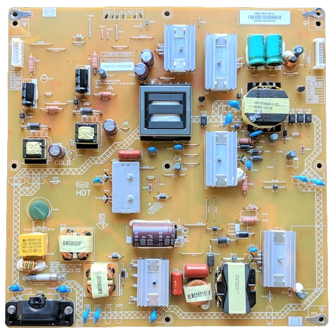 0500-0605-0810 JVC Power Supply, FSP173-1PSZ01BT, 3BS0367212GP, E301791, EM55RF5