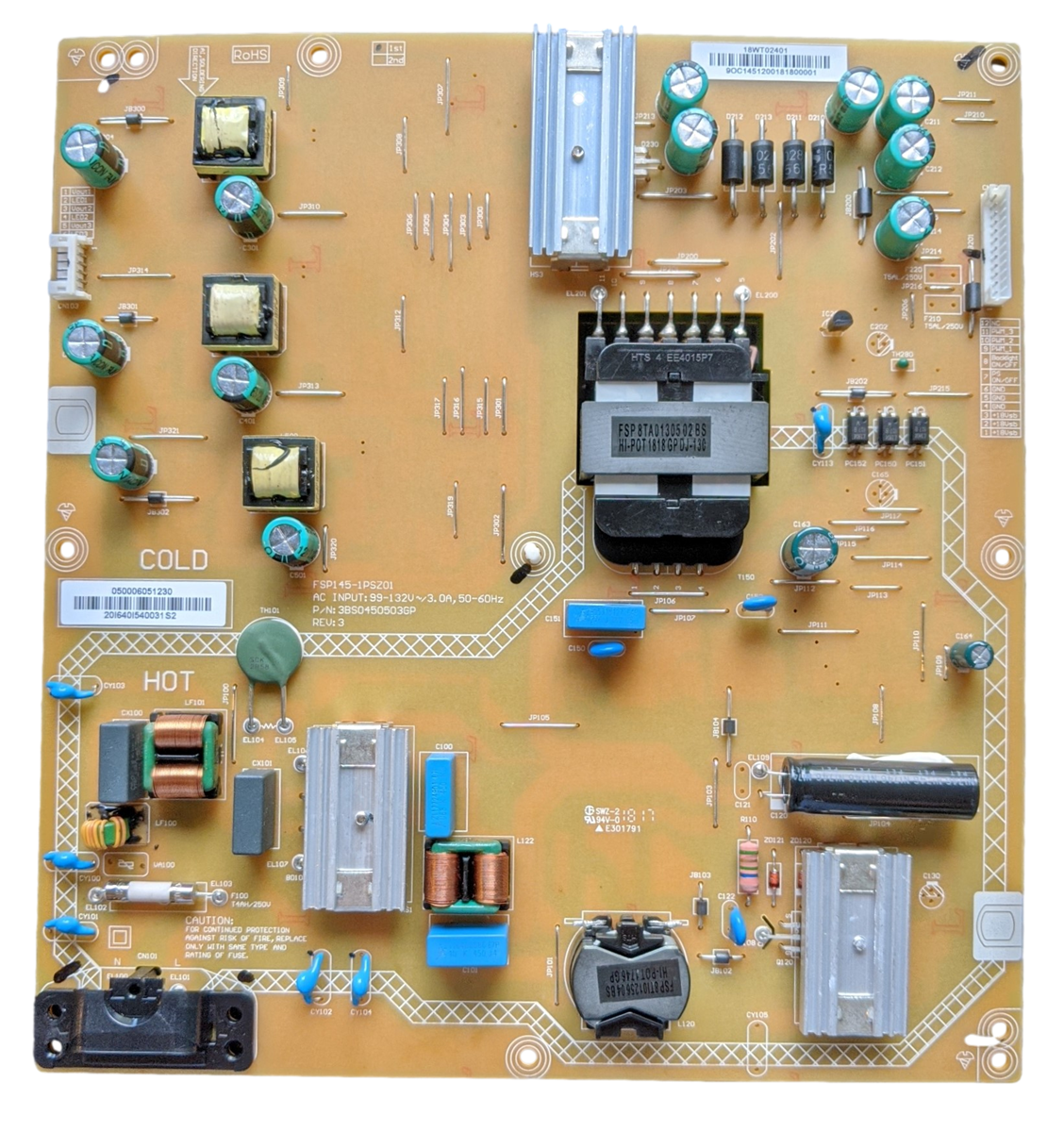 0500-0605-1230 Sun Brite Power Supply, 050006051230, FSP145-1PSZ01, SB-4374UHD