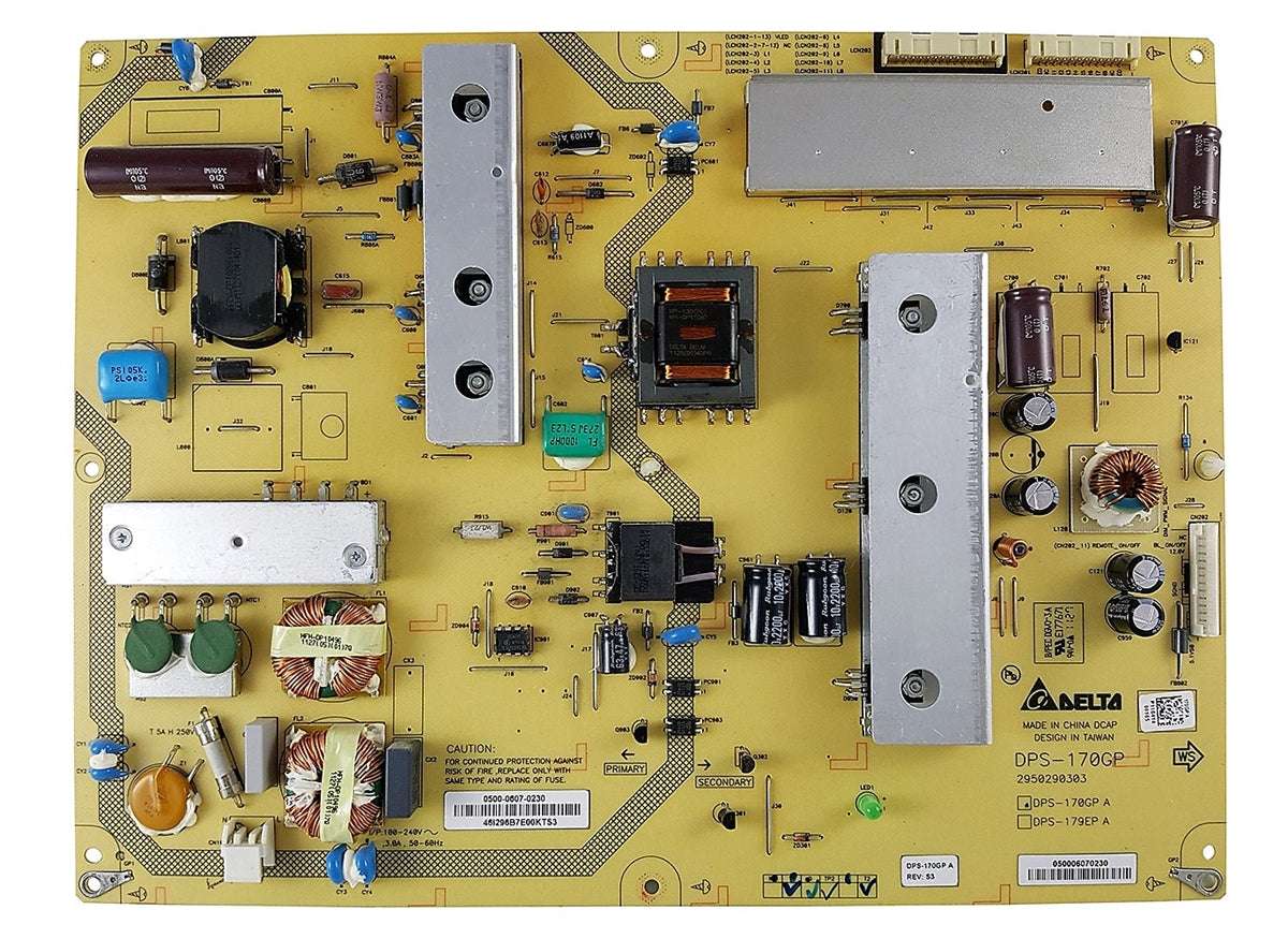 0500-0607-0230 JVC Power Supply, DPS-170GP, 2950290303, DPS-170GP A, JLE42BC3001