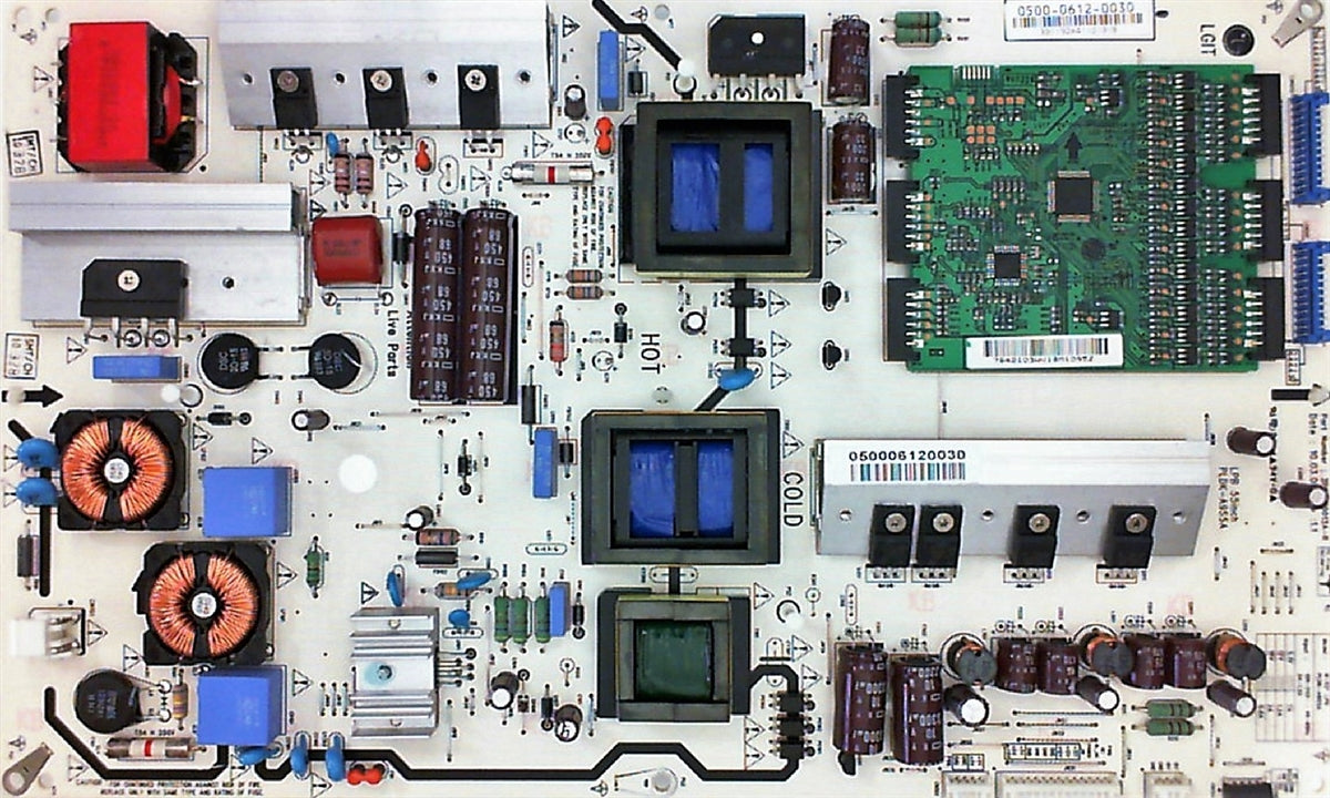 0500-0612-0030 Vizio TV Module, power supply board, 3PCGC10013A-R, PLDK-A955A, M550NV
