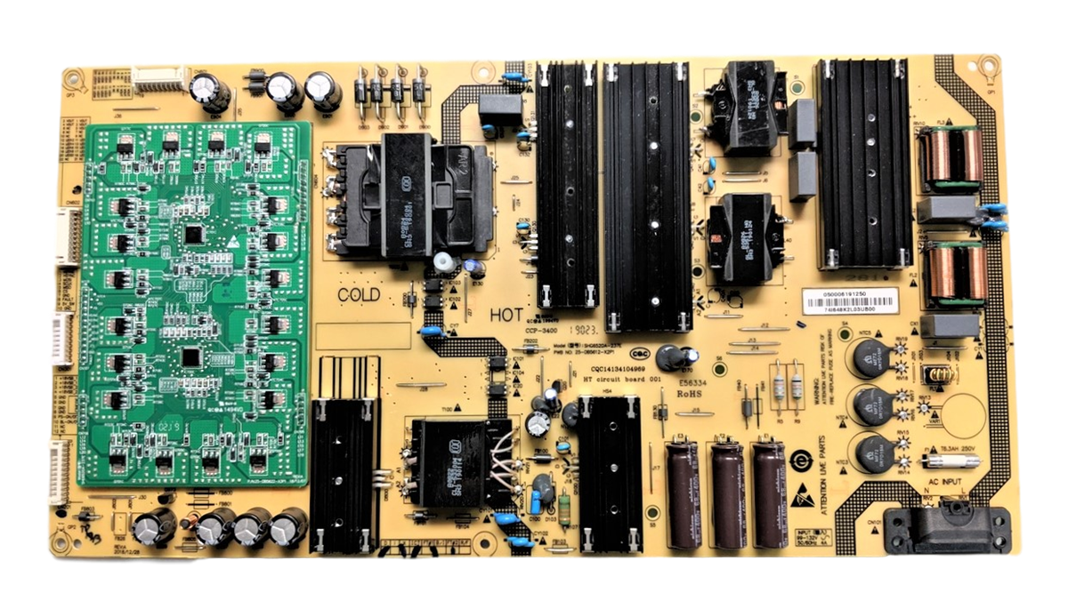 0500-0619-1250 Vizio Power Supply, CQC14134104969, SHG6520A-237E, 25-DB5612-X2P1, M657-G0