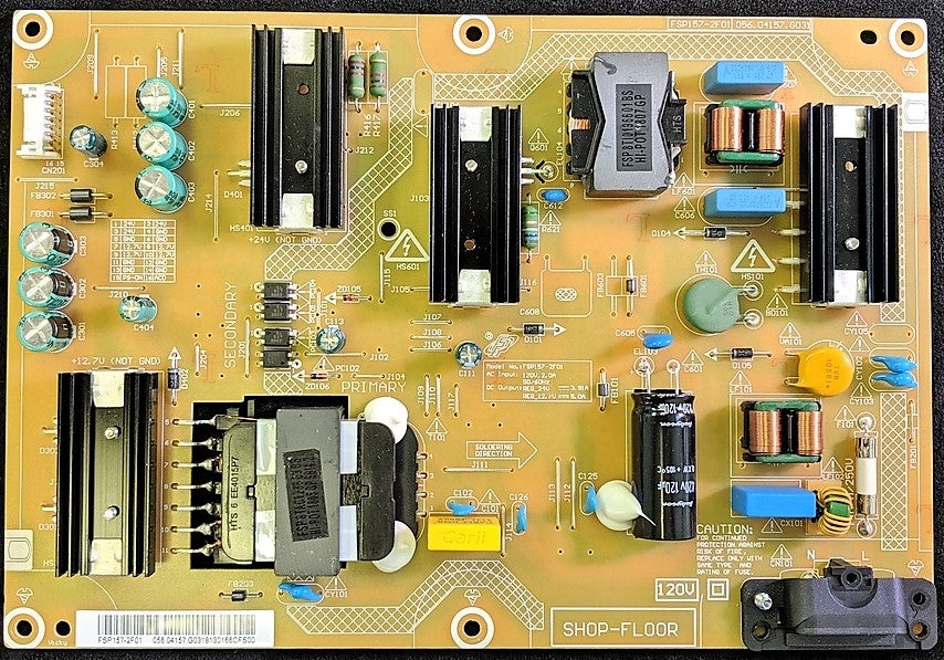 056.04157.G031 Vizio Power Supply, FSP157-2F01, 05604157G031, E55-F1, D55-F2