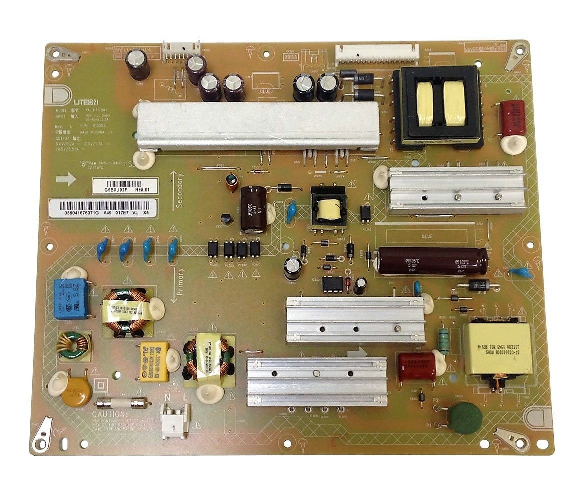 056.04167.6071 Vizio Power Supply, PA-3171-5W1, SPS 167W, 815565, 056.04167.6071G, D55-D2, E55-C2, D55-D2 LWZ2UCAR, E55-C2 LWZ2SHAR, E55-C2 LWZJSHAR