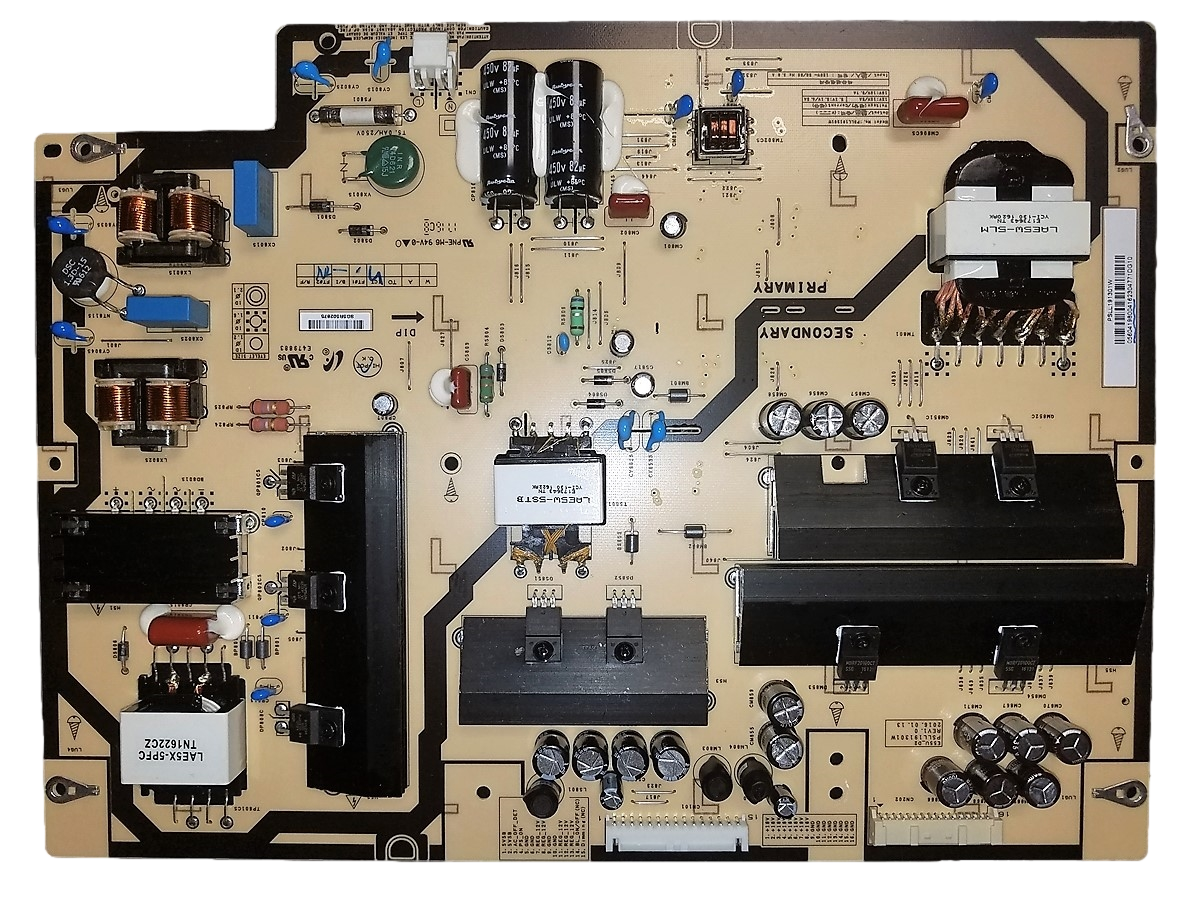 056.04198.0041 Vizio Power Supply, PSLL191301W, PNE-MB 94V-0, E479883, E55U-D2, E55-E2, E50U-D2, E50UD2