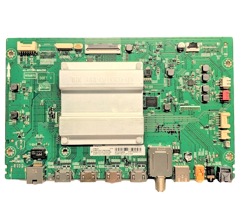 08-AU55CUN-OC403AA TCL Main Board, 08-RT73001-MA200AA, 08-RT73001-MA300AA, 40-RT73H1-MAA2HG, E248779, 55S525