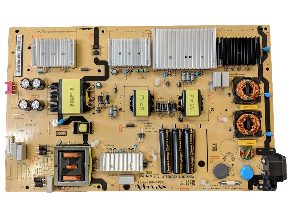 08-L402WA4-PW200AA TCL Power Supply, 40-L402H8-PWB1CG, 08-L75S423402WA4-PW200AA, 75S423, 75S425