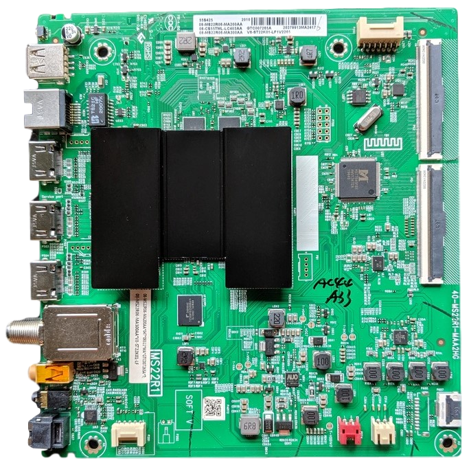 08-MS22R06-MA200AA TCL Main Board, 08-MS22R06-MA300AA, 40-MS22R1-MAA2HG, GTC007265A, 55S425