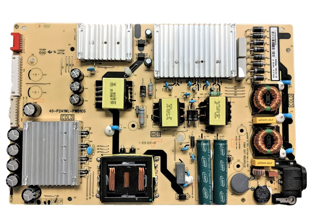 08-P241W0L-PW200AA TCL Power Supply, 40-P241WL-PWD1CG, 55R615