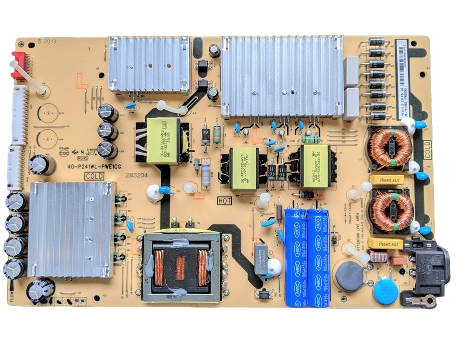 08-P241W0L-PW200AD TCL Power Supply, 08-P241W0L-PW200AD, 40-P241WL-PWE1CG, 55R625