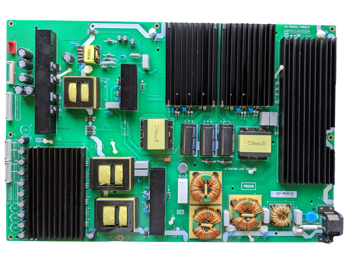 08-P802W0L-PW200AA TCL Power Supply, 40-P802HL-PWB2LG, 85R745