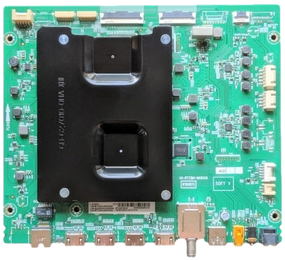 08-RT73002-MA200AA TCL Main Board, GTC006077A, V8-RT73K01-LF1V1435, 08-AU65CUN-OC406AA, 65Q825, 75Q825