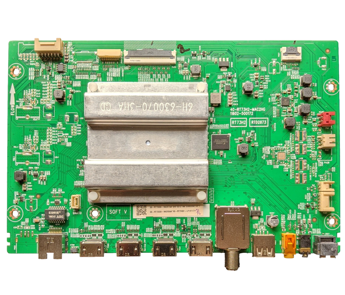 08-RT73009-MA3STAA TCL Main Board, 40-RT73H2-MAC2HG, 08-RT73009-MA300AA, RT73H2, RTD873, 55S535
