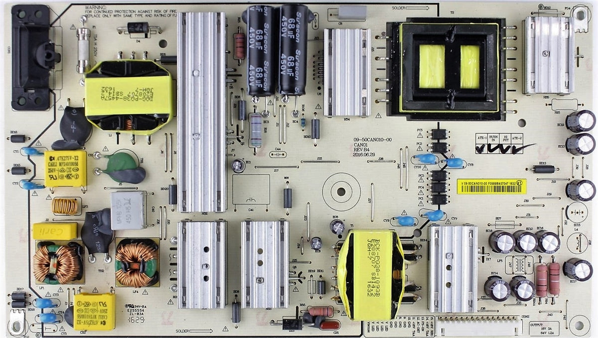 09-50CAN010-00 Vizio Power Supply, 09-50CAN010-00, CAN01, E50-E3