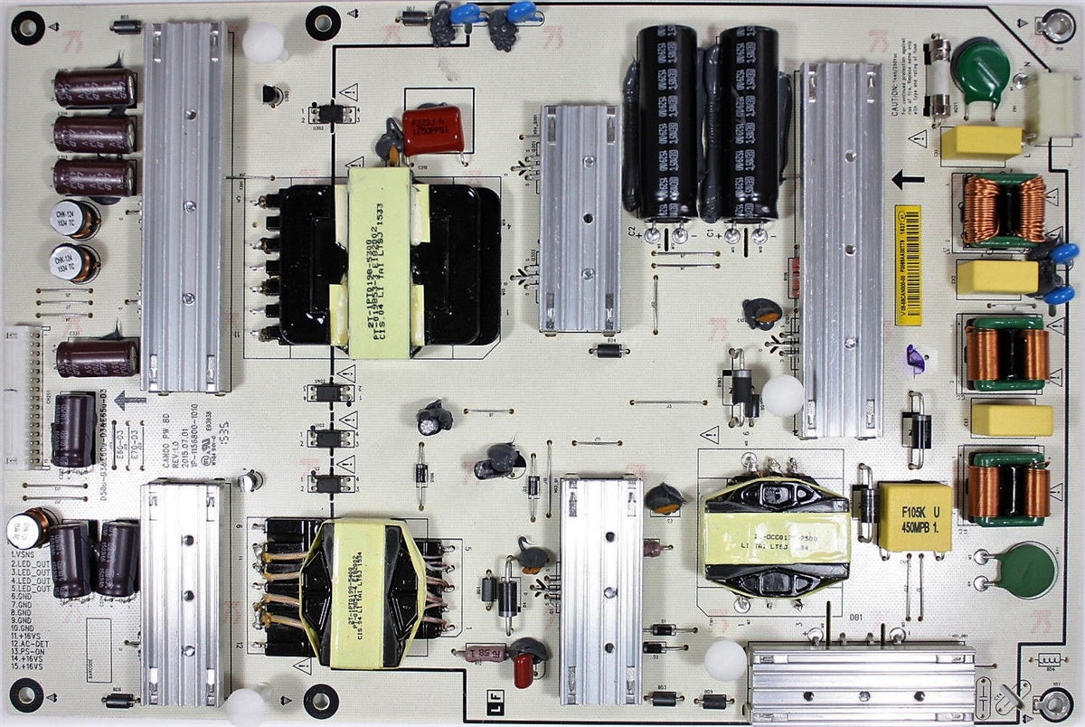 09-58CAN000-00 Vizio TV Module, power supply, 1P1156800-1010, CAN00 PW BD, D58U-D3