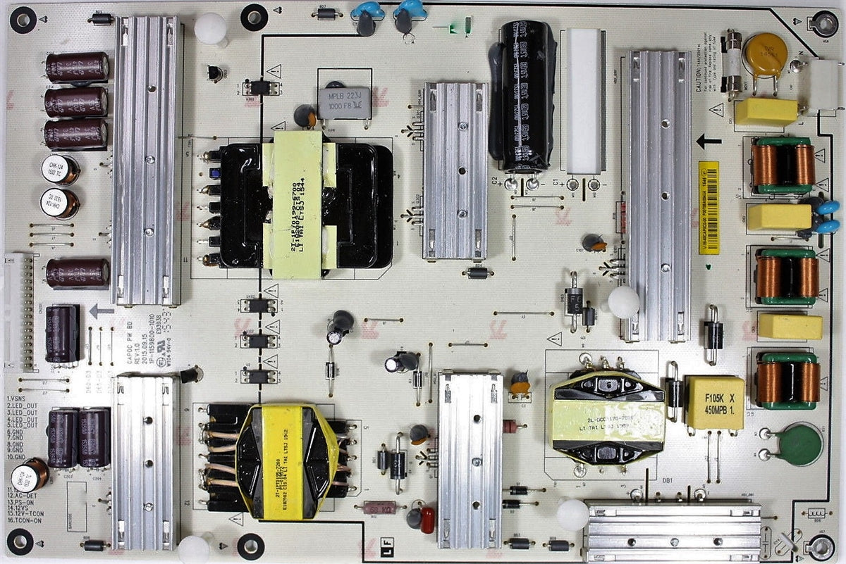 09-60CAP0C0-00 Vizio Power Supply, 09-60CAP0C0-00, CAP0C PW BD, 1P-1159800-1010, D60-D3, D60-D3 LFTRUPAS, D60-D3 LFTRUPBS