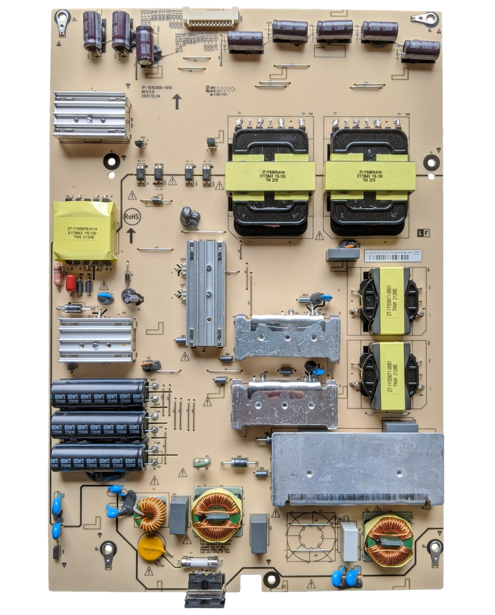 09-75CAR1J0-02 Vizio Power Supply, 1P-121CX00-1010, M75QXM-K03
