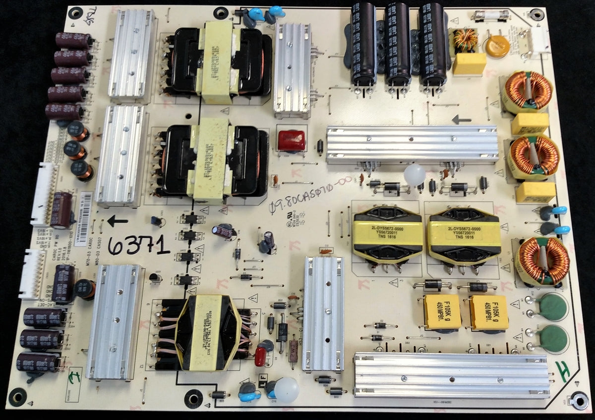 09-80CAS070-00 Vizio Power Supply, 1P-1161800-1010, M80-D3