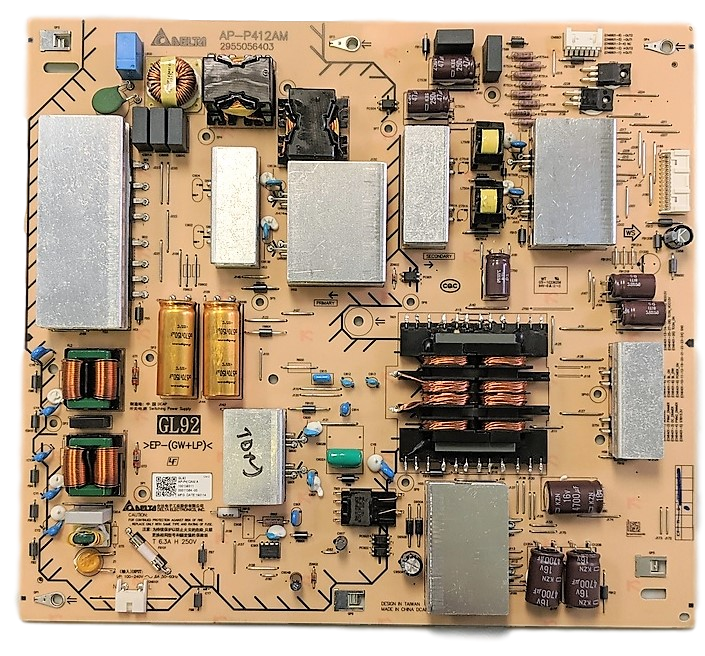 1-001-393-11 Sony Power Supply, 100139311, AP-P412AM, 2955056403, GL92, XBR-75X800G