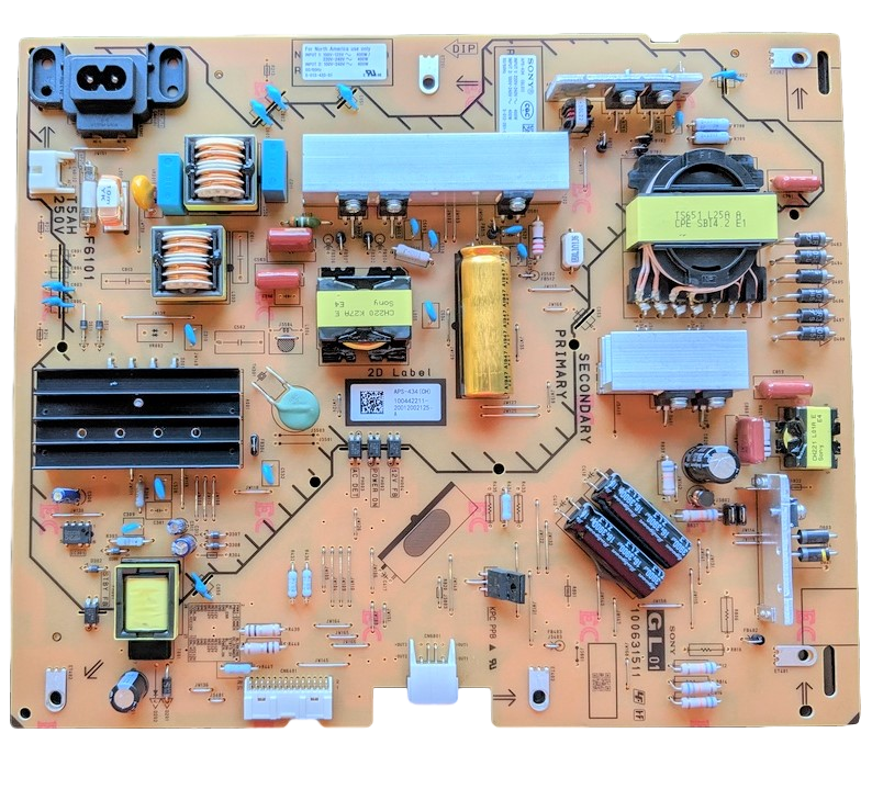 1-004-422-11 Sony Power Supply, 1-004-422-11, APS-434(CH), 100631511, XBR-55X800H, XBR-55X81CH