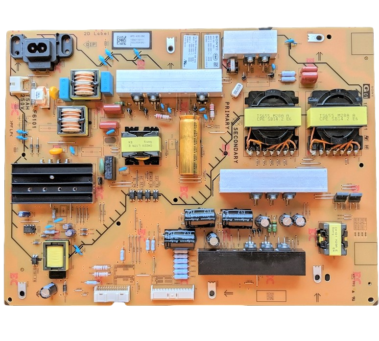 1-006-110-11 Sony Power Supply, 100611011, APS-435 (CH), T5AH250V, 100660311, XBR-65X900H, XBR-55X950H, XBR-65X90CH, XBR-55X950
