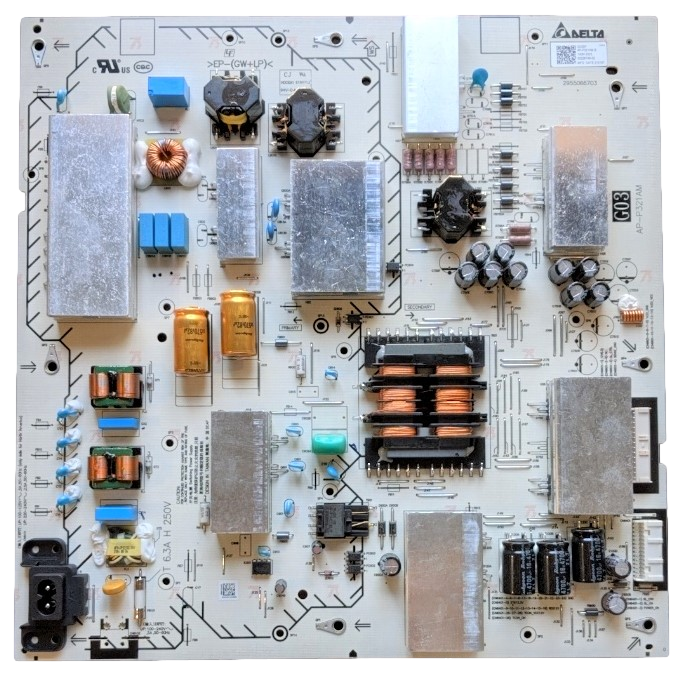 1-006-133-23 Sony Power Supply, 1-006-133-23, 100613323, AP-P321AM, 2955066703, XR-75X90J, XR-75X90CJ