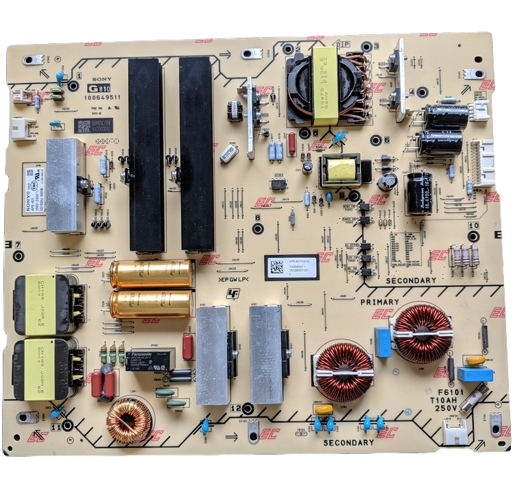 1-006-404-11 Sony Power Board, APS_421, APS-421/C(CH), 1006649511, G810, XBR-85X950H
