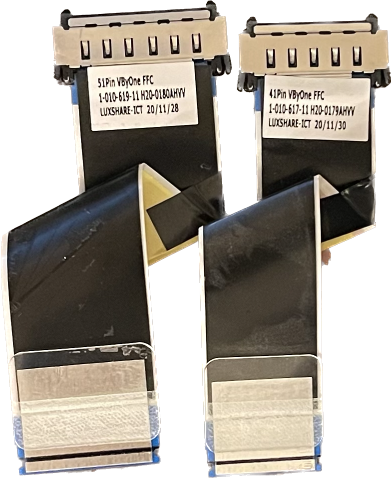 1-010-617-11 1-010-619-11 Sony LVDS flexible flat ribbon cables 41pin, 51pin, main board to tcon board XR55A90J XR65A90J, XR-55A90J, XR-65A90J