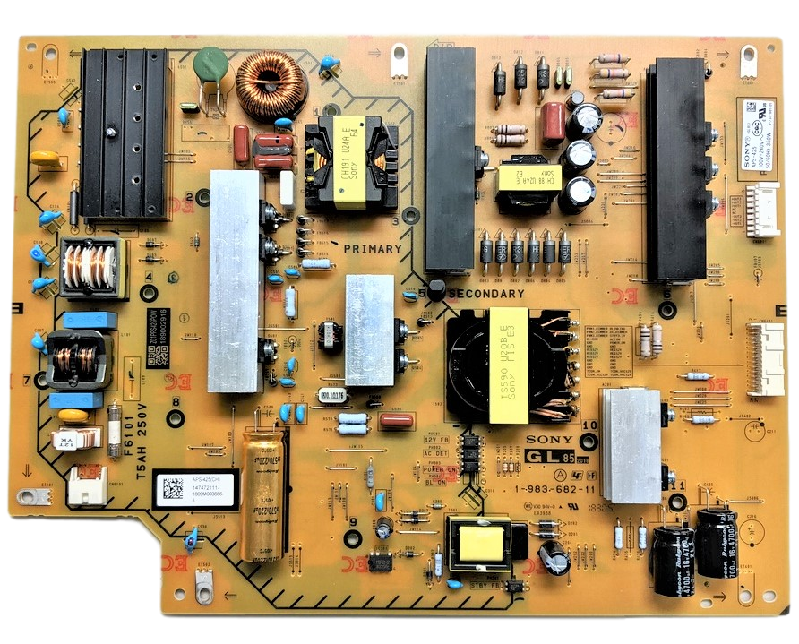 1-474-721-11 Sony Power Supply, 147472111, APS-425(CH), 1-983-682-11, XBR-70X830F, XBR-60X830F
