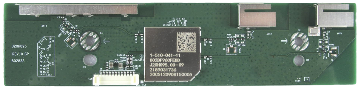 1-510-041-11 Sony WiFi Board, J20H095, 2017AJ7434, XBR-65A9F, XBR-75Z9F