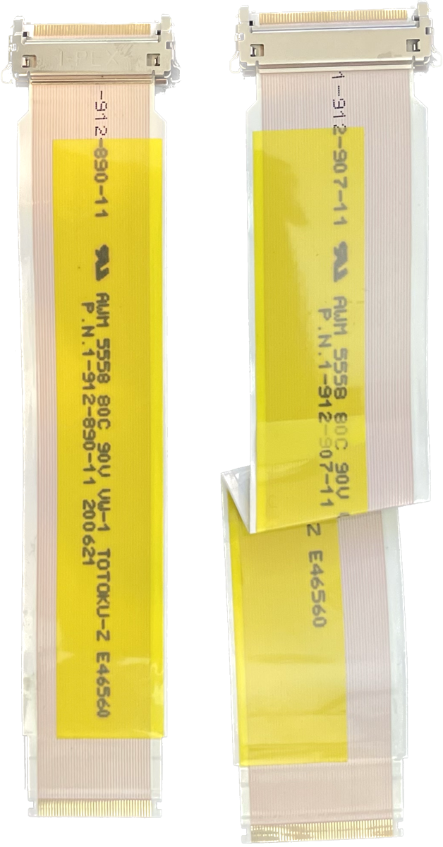 1-912-907-11, 1-912-890-11 Sony Flexible Flat LVDS Ribbon Cables 41p 51p, XBR77A9G