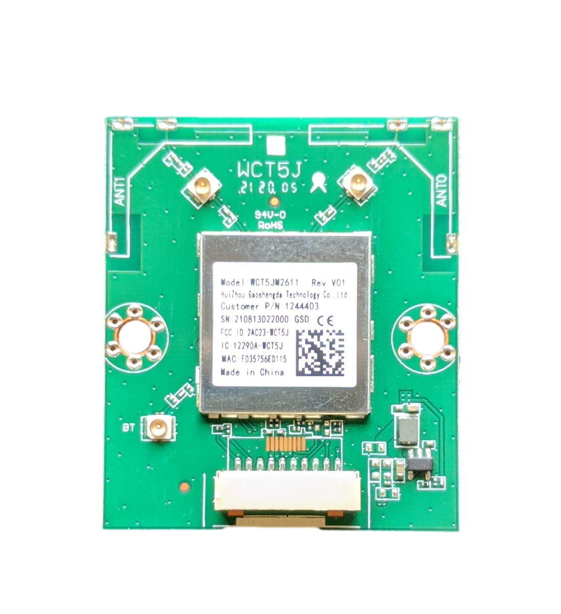 1244403, TCL Wi-Fi Board , WCT5JW2611, 210521097000, 75S434