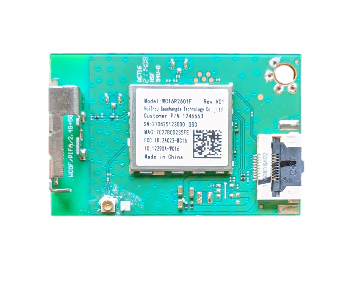 1246663 Onn WiFi Module, 1246663, WC16R2601F, 100068378