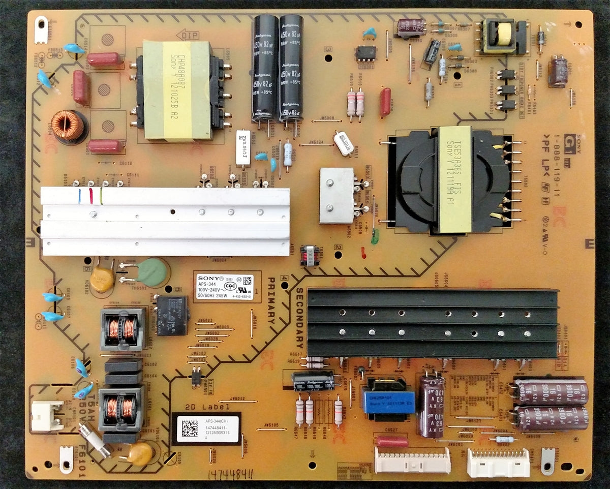 147448411, 1-474-484-11 Sony TV Module, power supply, 1-888-119-11, APS-344(CH), KDL-55W900A