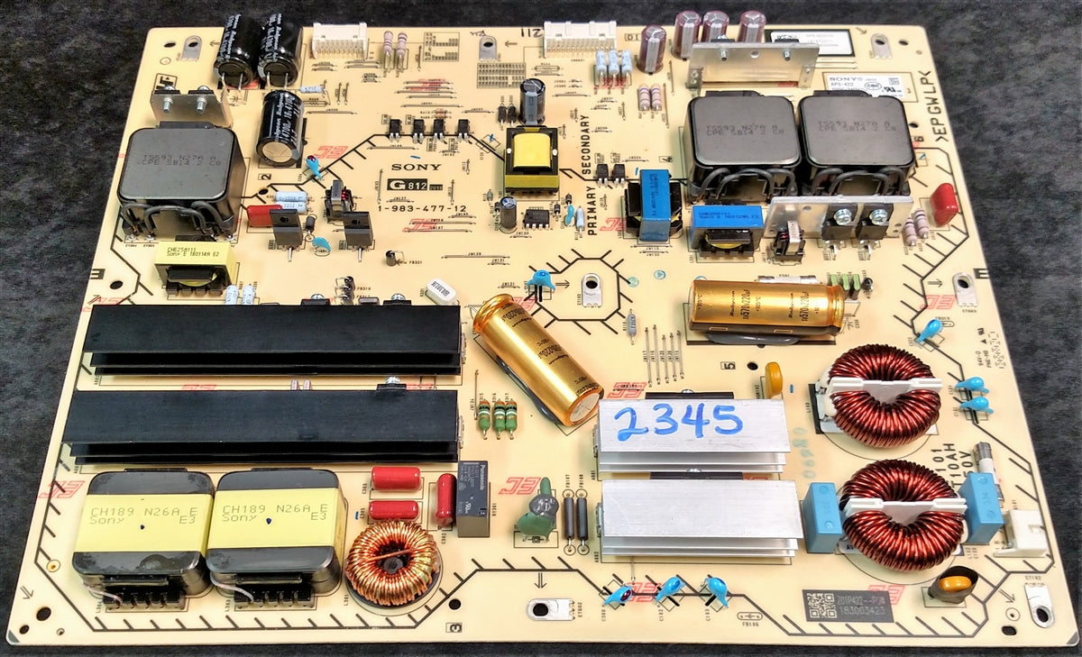 147472211, 1-474-722-11 Sony Power Supply, 1-983-477-12, 198347712, XBR-65A8F, XBR-55A8F