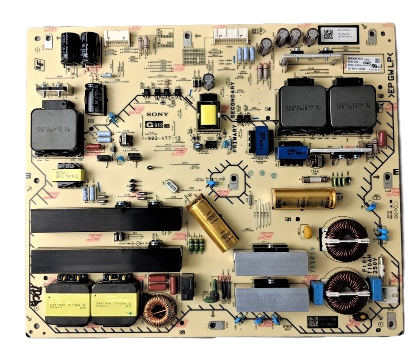 147472212, 1-474-722-12 Sony Power Supply, APS-422(CH), 1-983-477-13, XBR-65A8F, XBR-55A8F