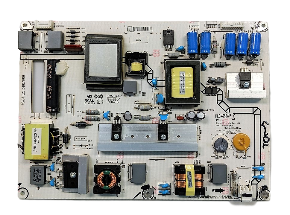 163714 Hisense TV Module, power supply, RSAG7.820.5186/ROH, 55K610GWN
