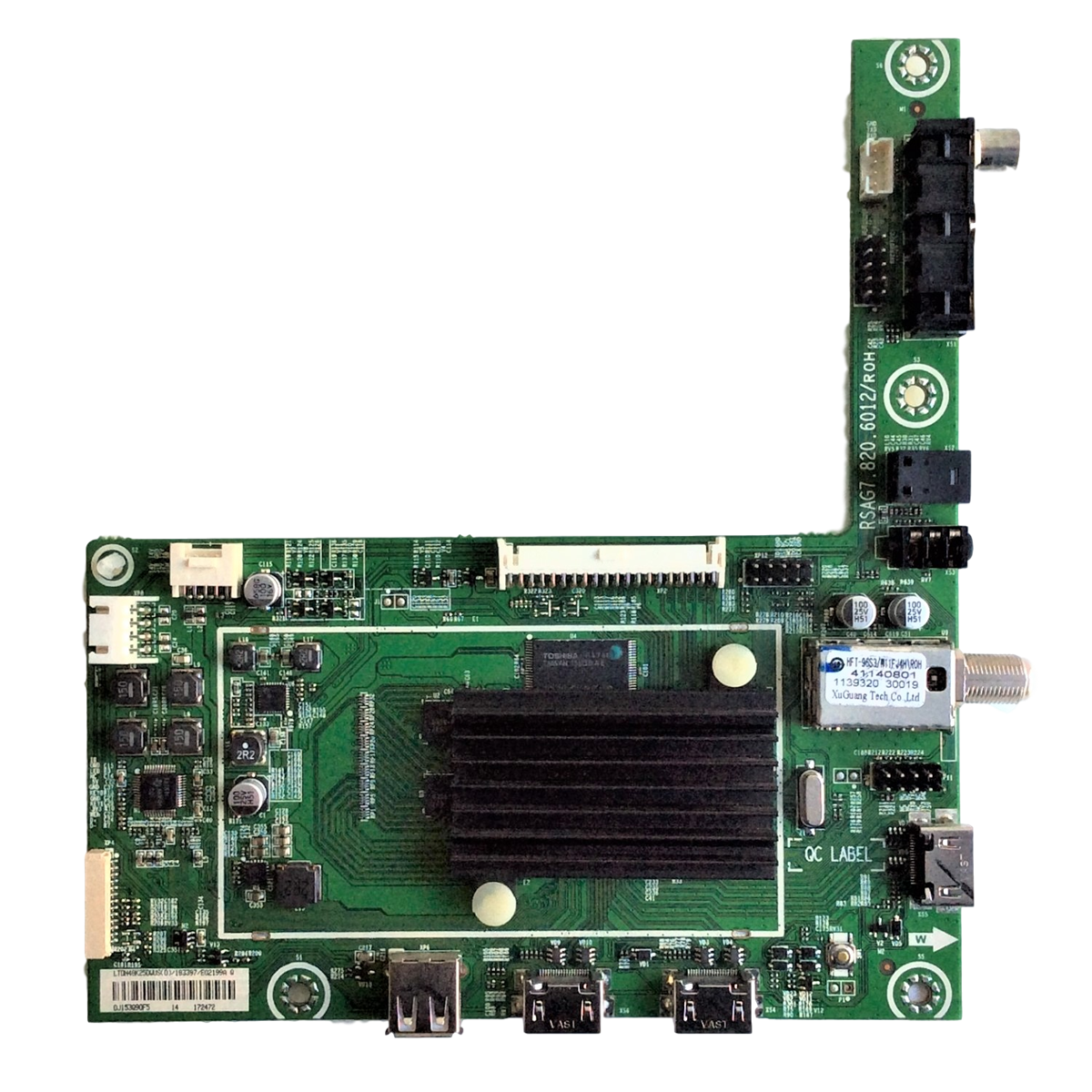 183397 Hisense Main Board, RSAG7.820.6012/ROH, 172472, LTDN4825DWUS(0), 48H4