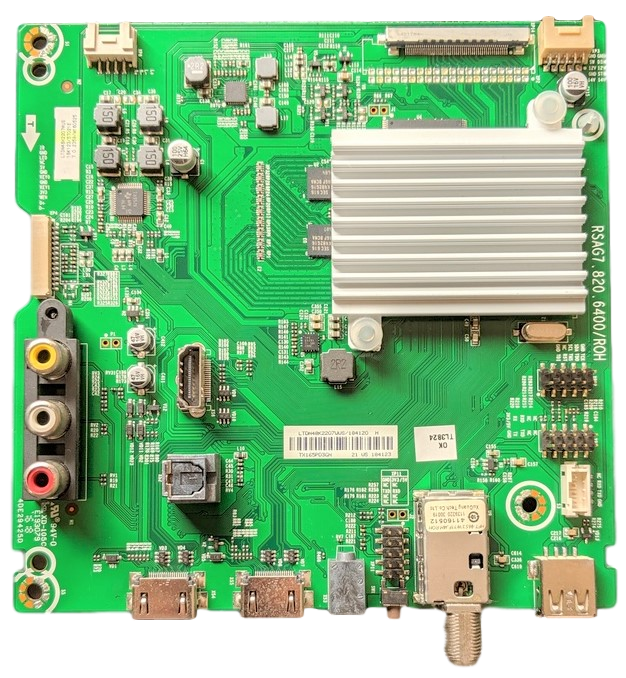 184120 Hisense Main Board, RSAG7.820.6400/ROH, LTDN48K2207WUS, 184120, 184123, 48H4C