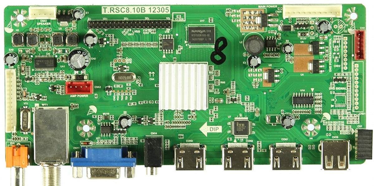 1CNCT201305001 Proscan TV Module main board,  T.RSC8.10B 12305, PLDED5066A-E