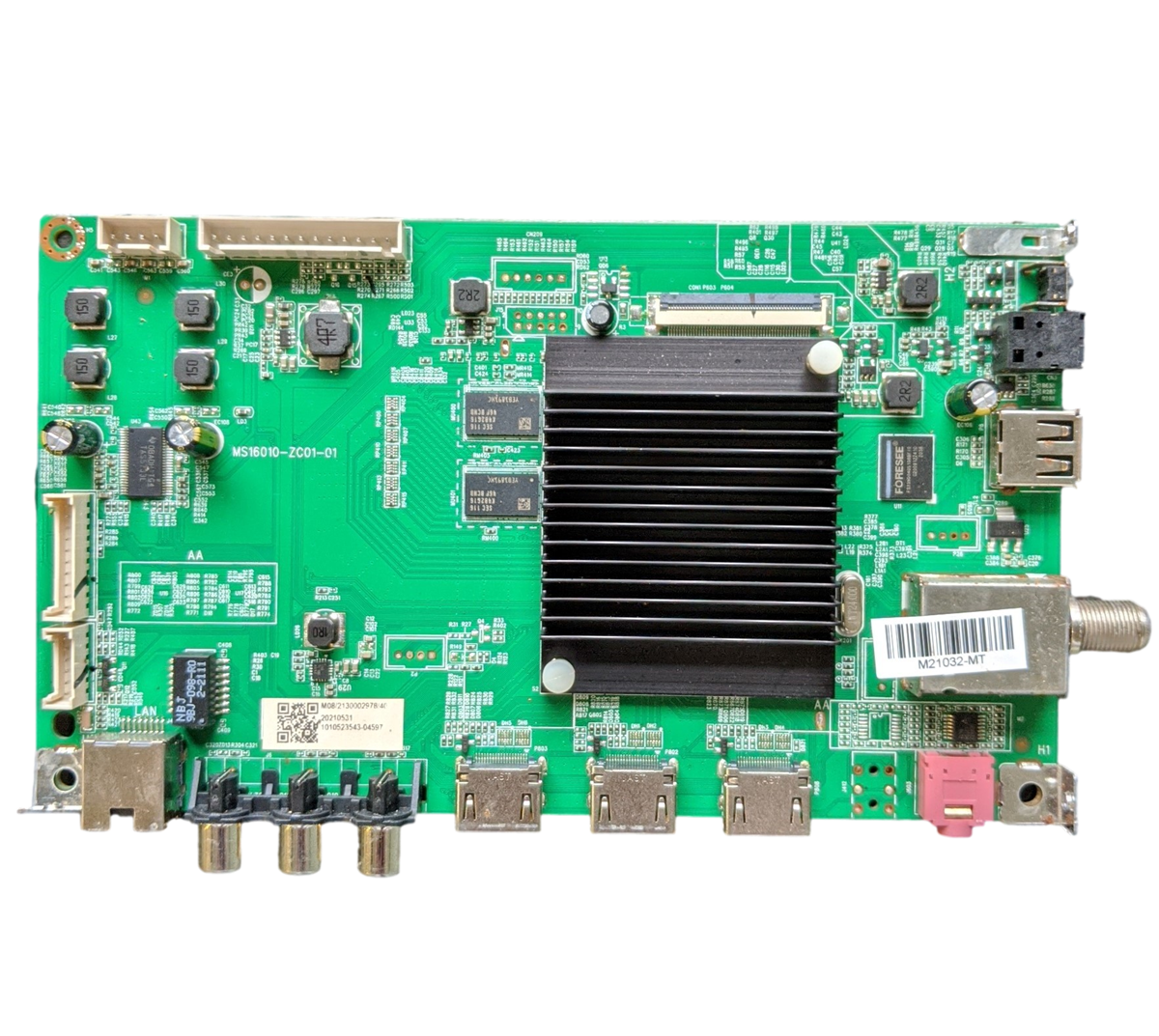20210531 ONN Main Board, 2130002978, MS16010-ZC01-01, 100012587