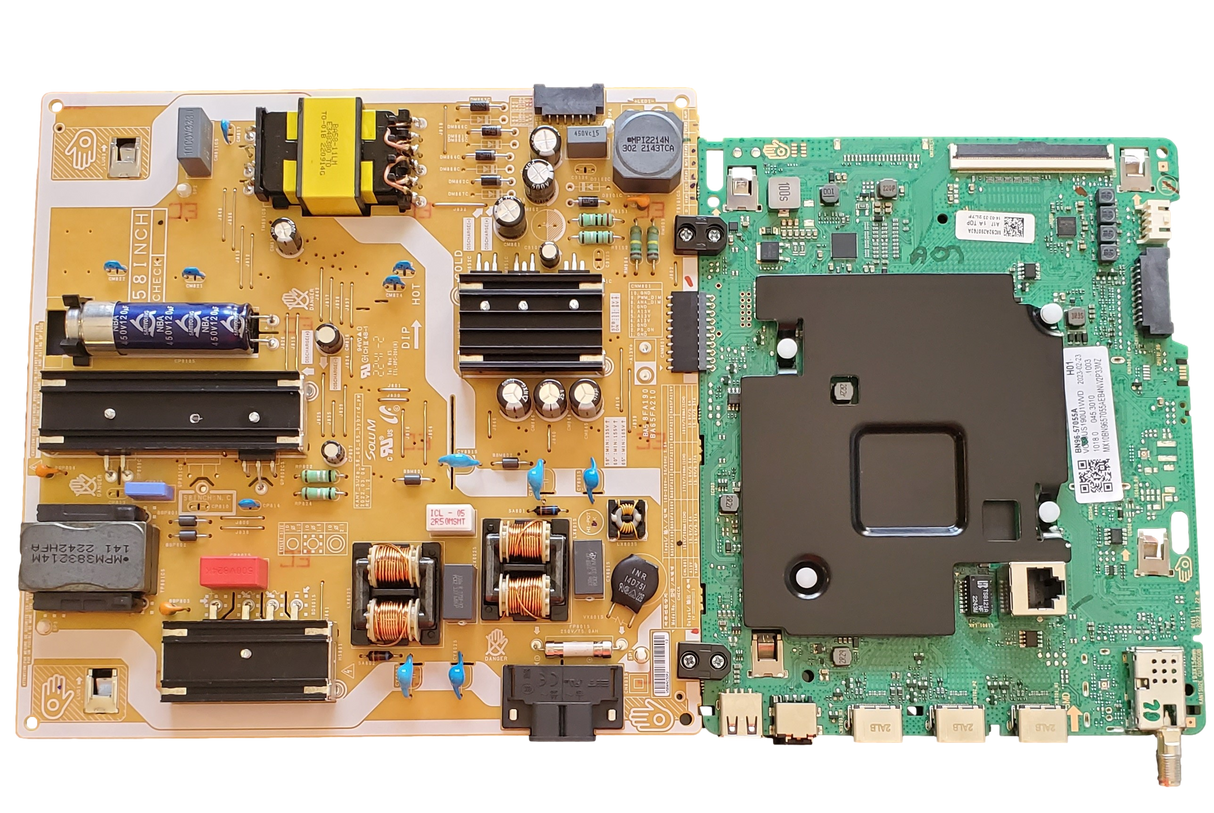 BN96-57055A-COMBO Samsung Main/Power Supply Board, H01, VO58US190U1WVD, BA5FA190, UN58CU7000F, UN58CU7000FXZA BE02, UN58CU7000FXZA