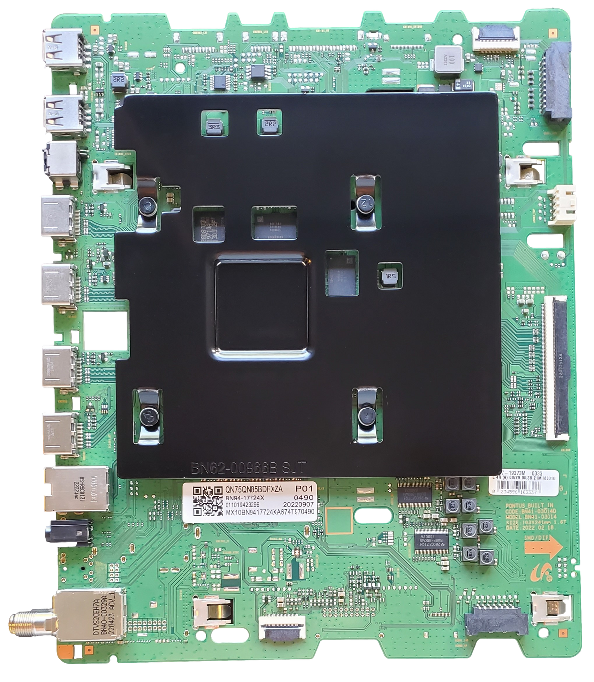 BN94-17724X Samsung Main Board, BN97-19373M, BN41-03014D, QN75QN85BDF, QN75QN85BDFXZA