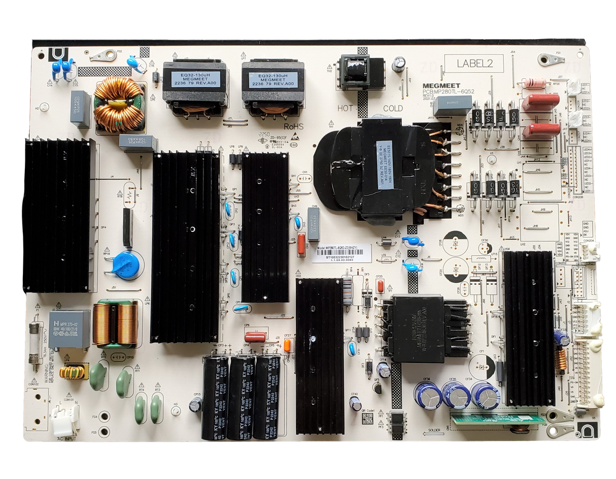 MP280TL-6Q52 Proscan Power Supply, ST10032230102127, MP280TL-6Q52-Z2, FDUP50Y1A