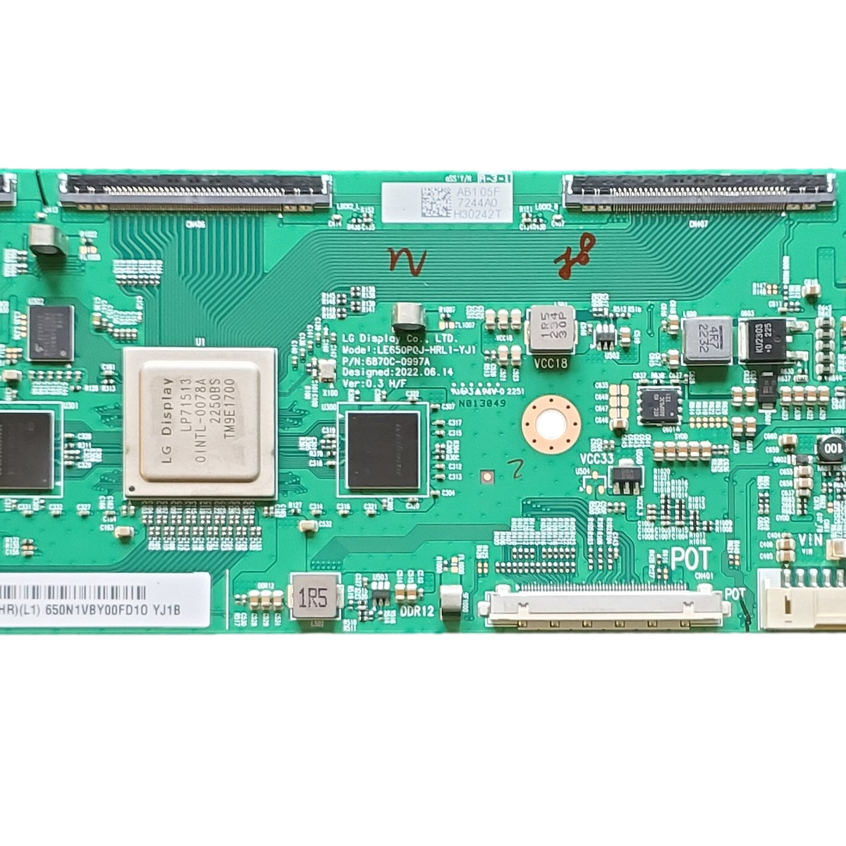 6871L-7244A LG T-Con, 7244A, 6870C-0997A, LE650PQJ, OLED65G3PUA