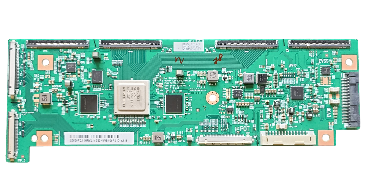 6871L-7244A LG T-Con, 7244A, 6870C-0997A, LE650PQJ, OLED65G3PUA
